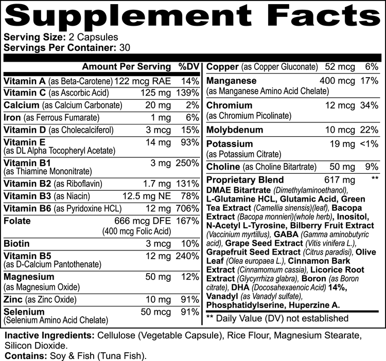 MOH Brain & Focus BOOSTER