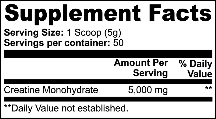 MOH Creatine Monohydrate